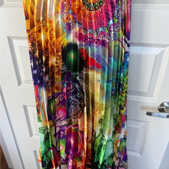 Colorful Beaded Maxi Dress - Picture 4 of 5